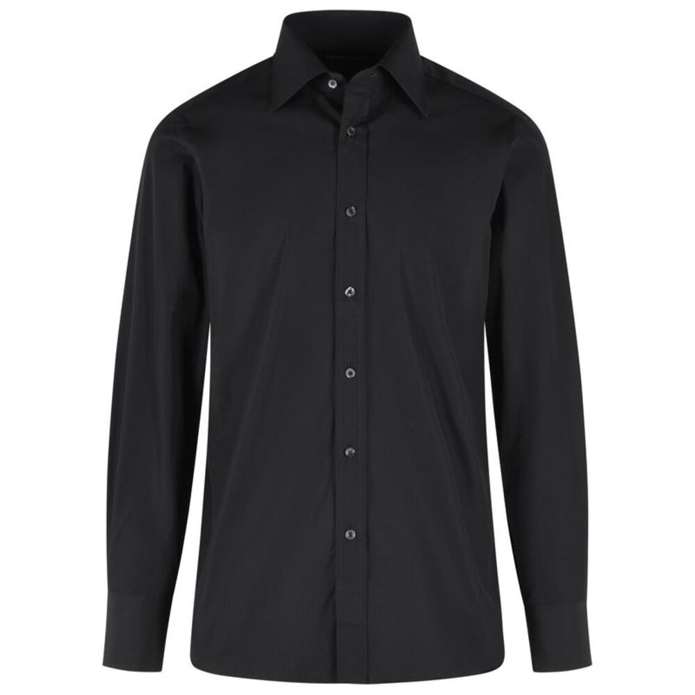 Tom Ford 'Slim' Black Cotton Shirt Men